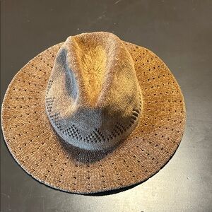 Stylish Brown Woven Hat